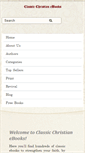 Mobile Screenshot of classicchristianebooks.com