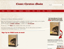 Tablet Screenshot of classicchristianebooks.com